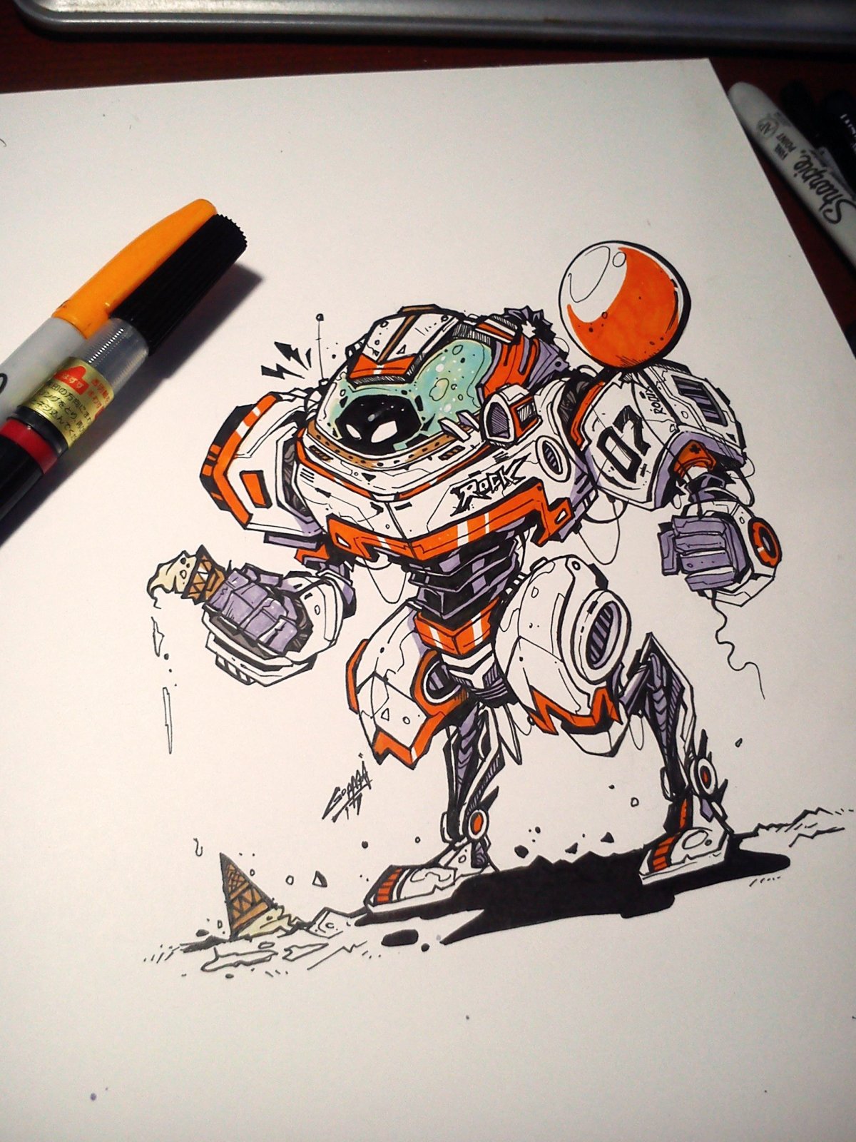 Роботы дудлинг