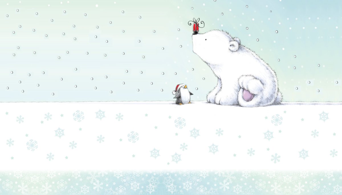 Милые новогодние фоны