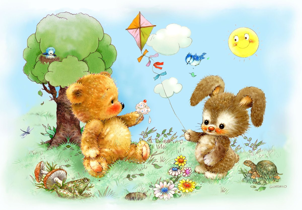 Зайчик и Медвежонок