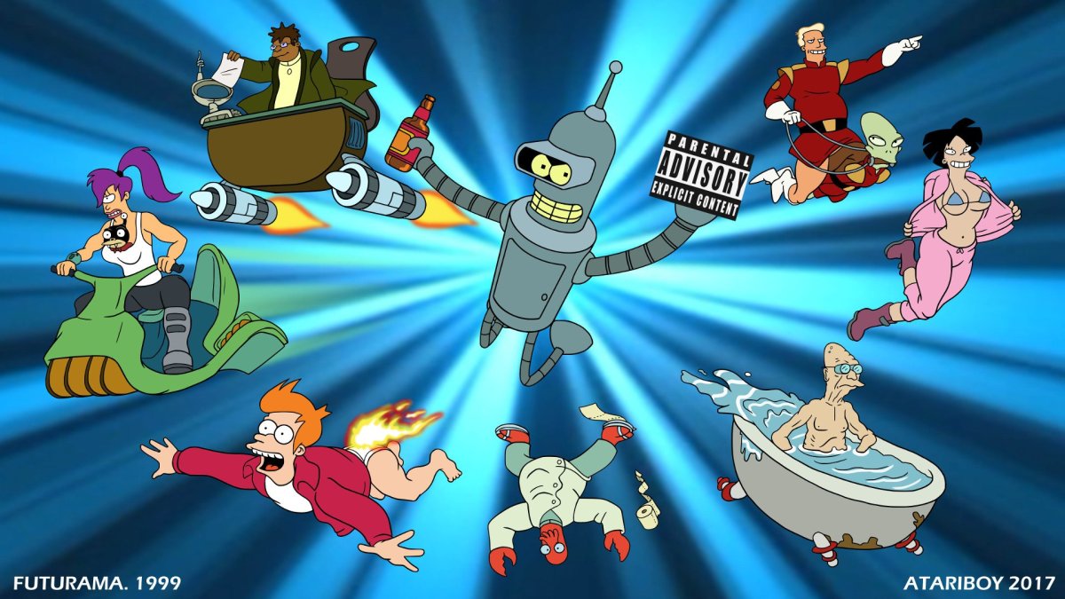 Футурама мультсериал Постер