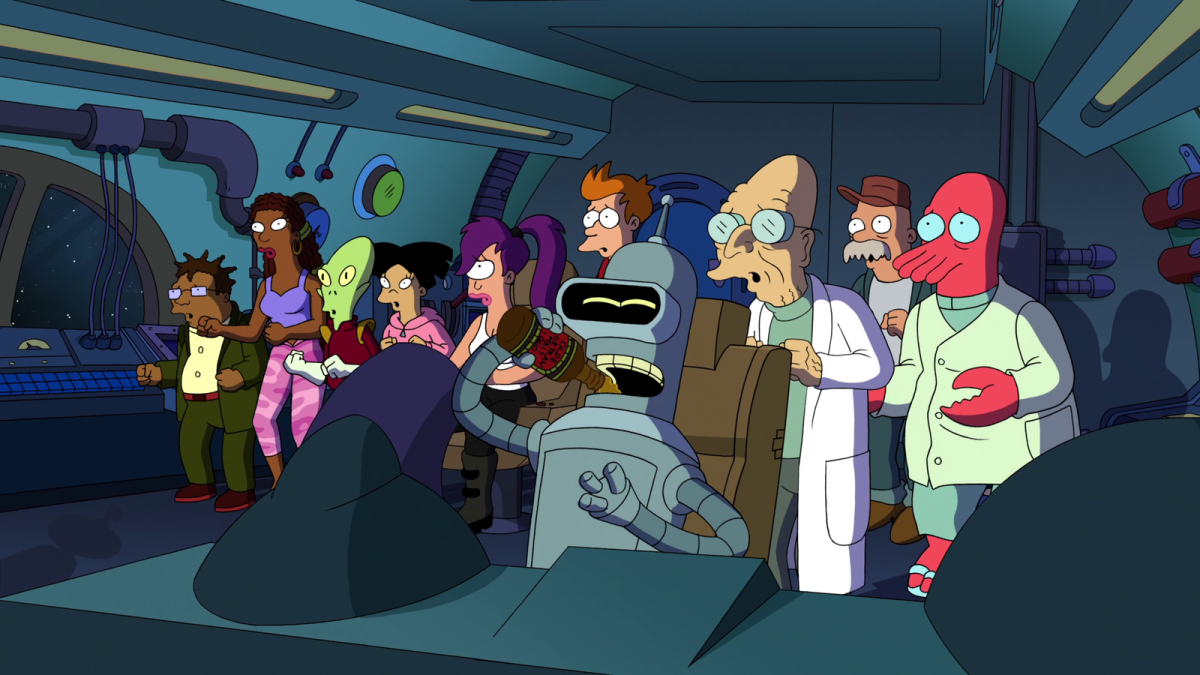 Герои мультика Футурама