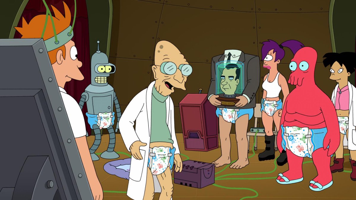 Бендер и Фрай из Футурамы