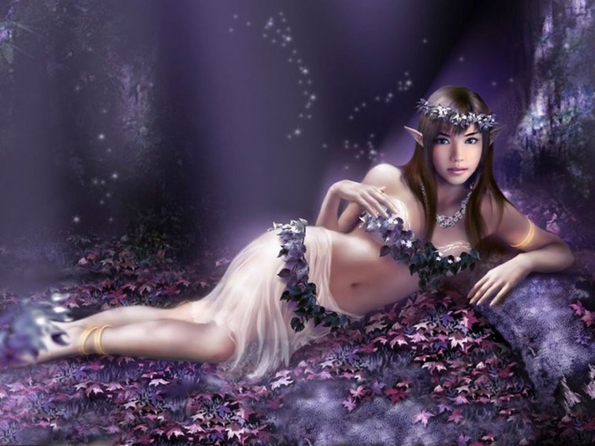 Снежинки в лесу