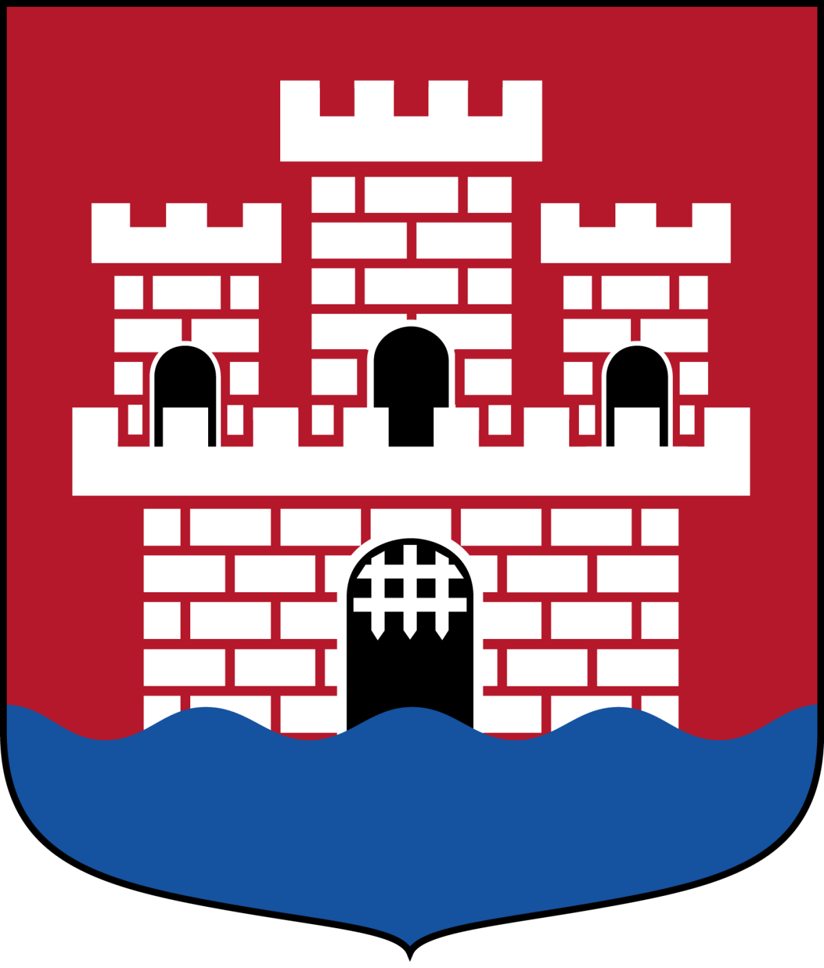 Замок в геральдике