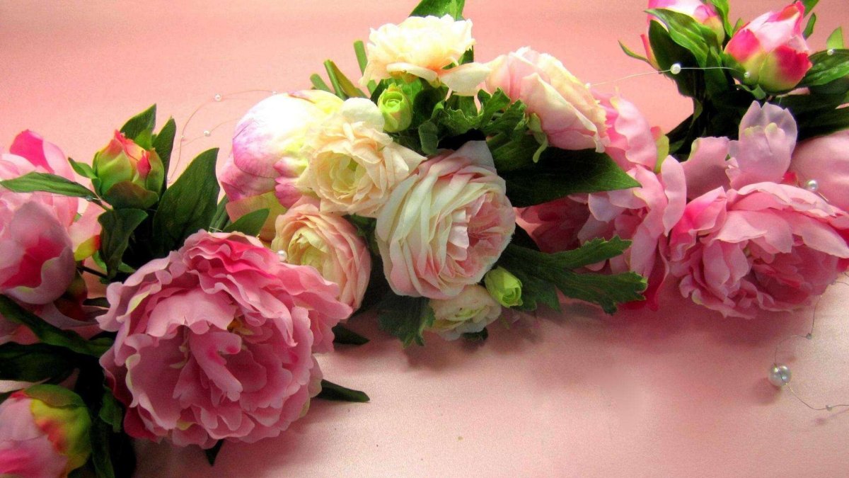 Нежные пионы