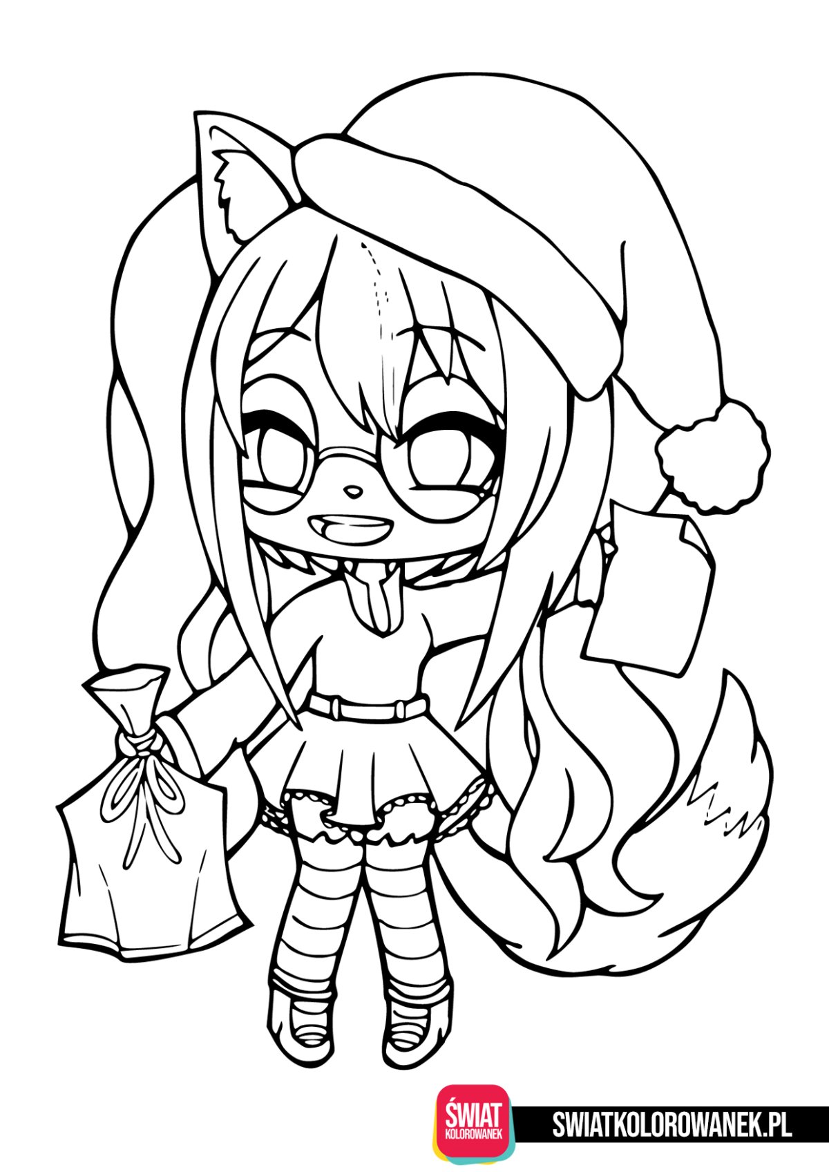 Гача лайф ОС раскраска