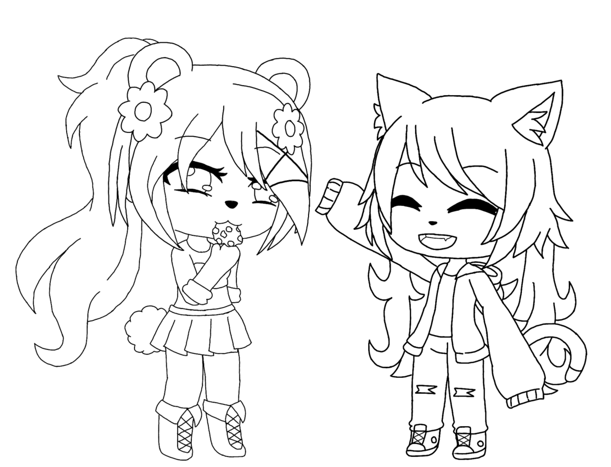 Разукрашки гача