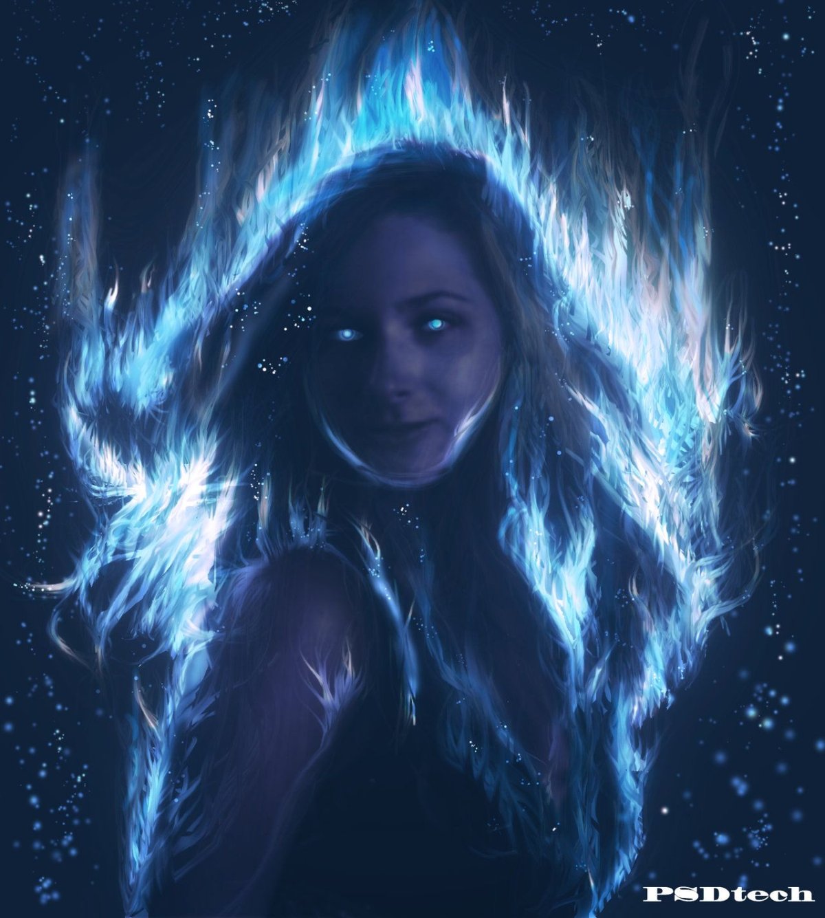 Красивая Левушка с аурой