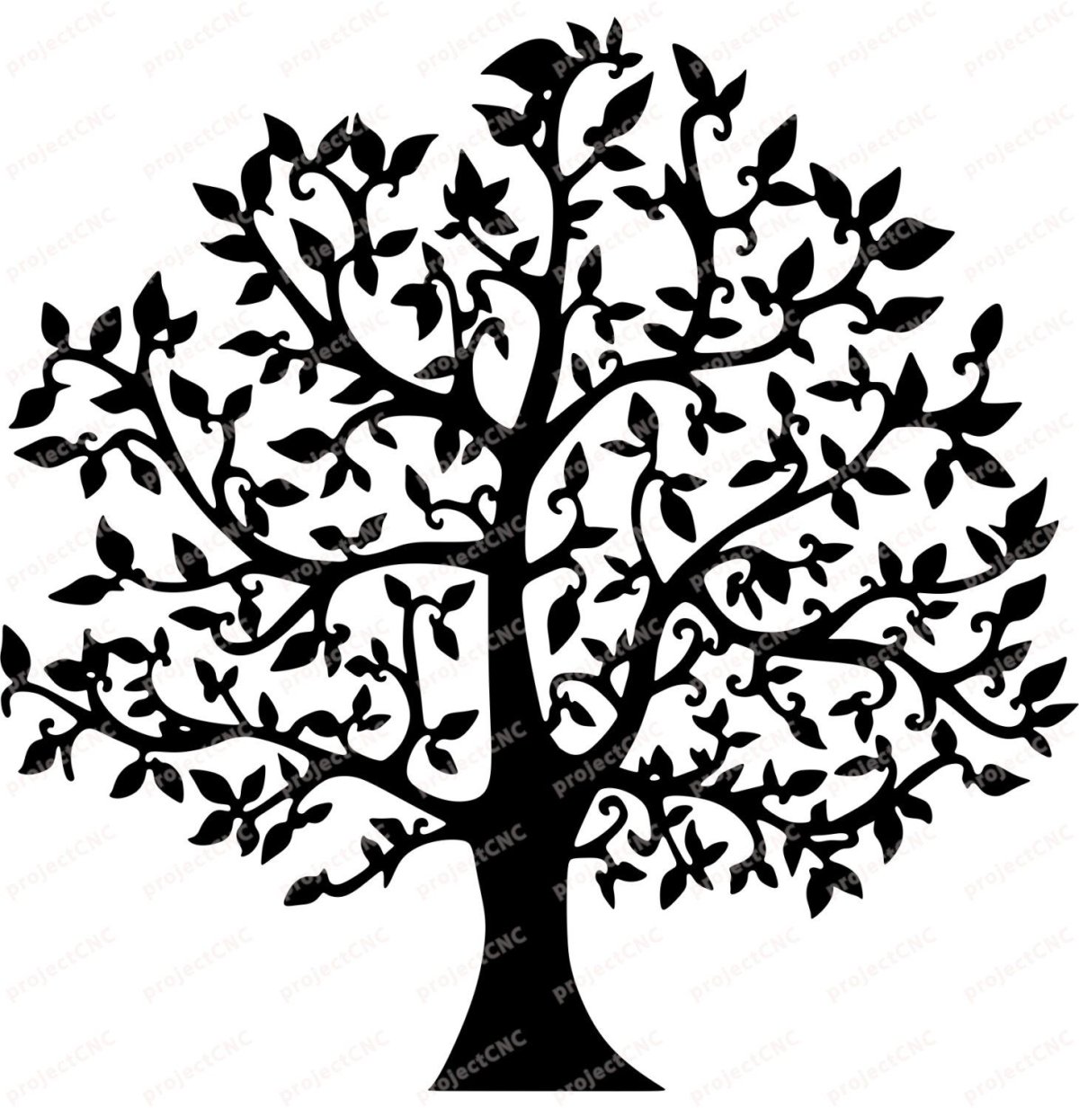 Дерево раскраска для детей