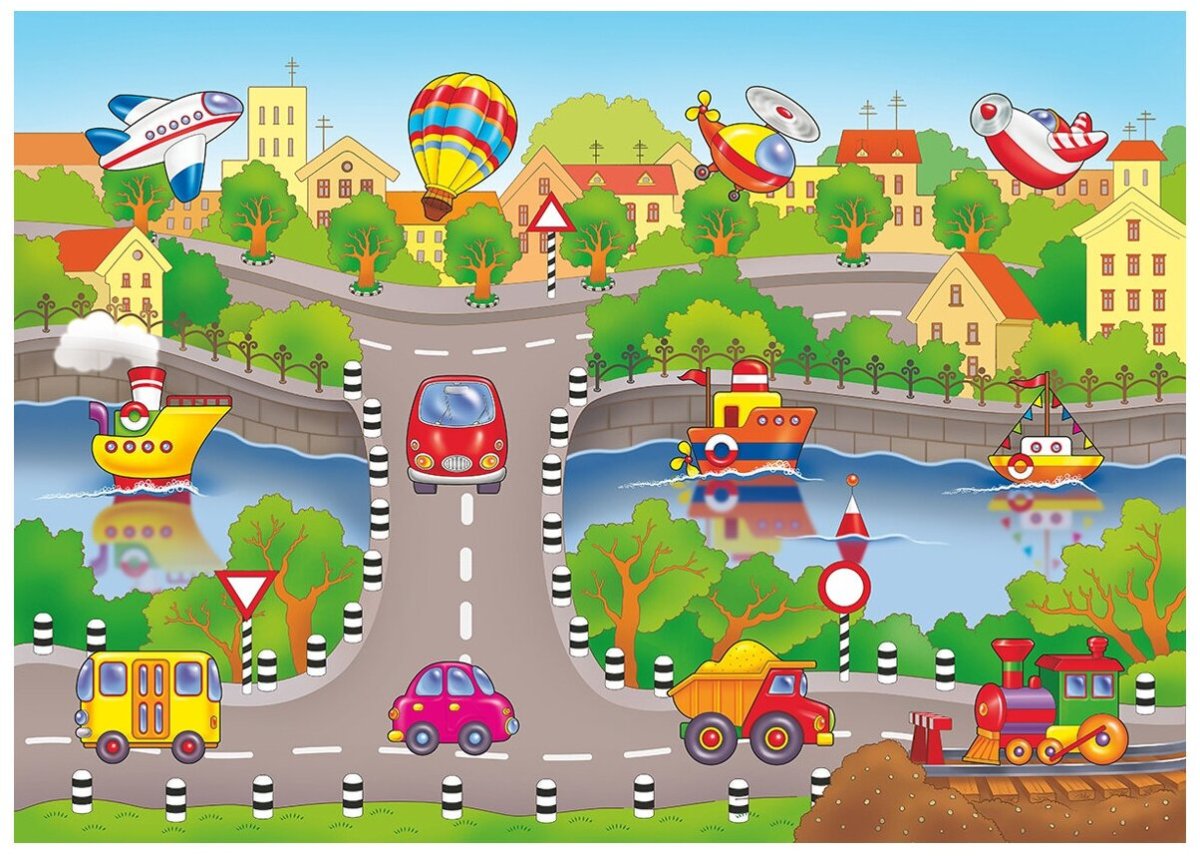 Пазл ПДД для детей