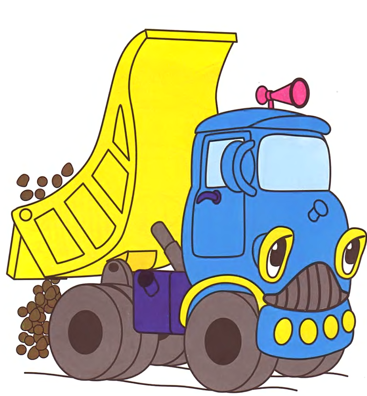 Самосвал мультяшный