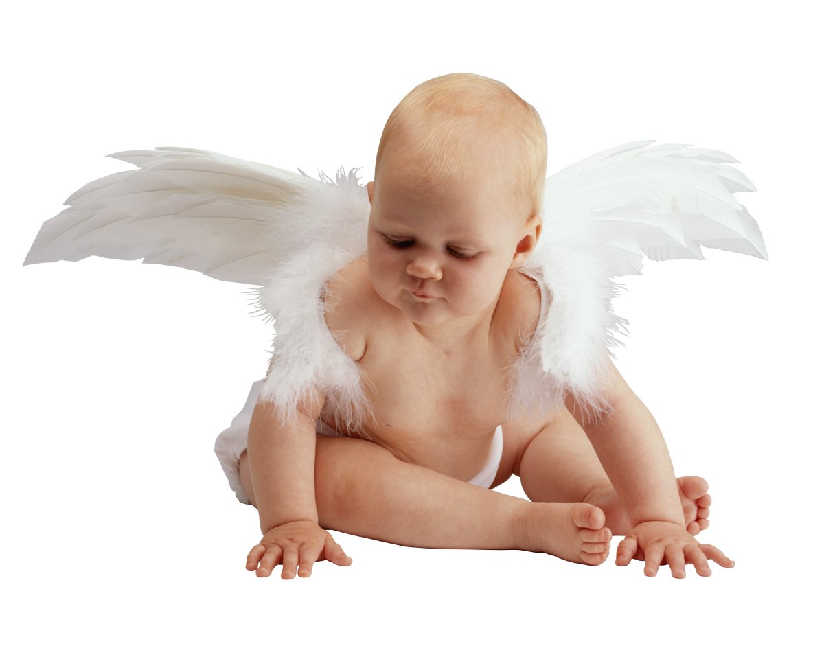 Ребенок с крыльями