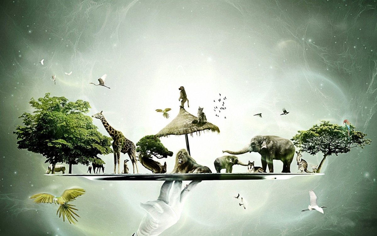 Креативный рабочий стол