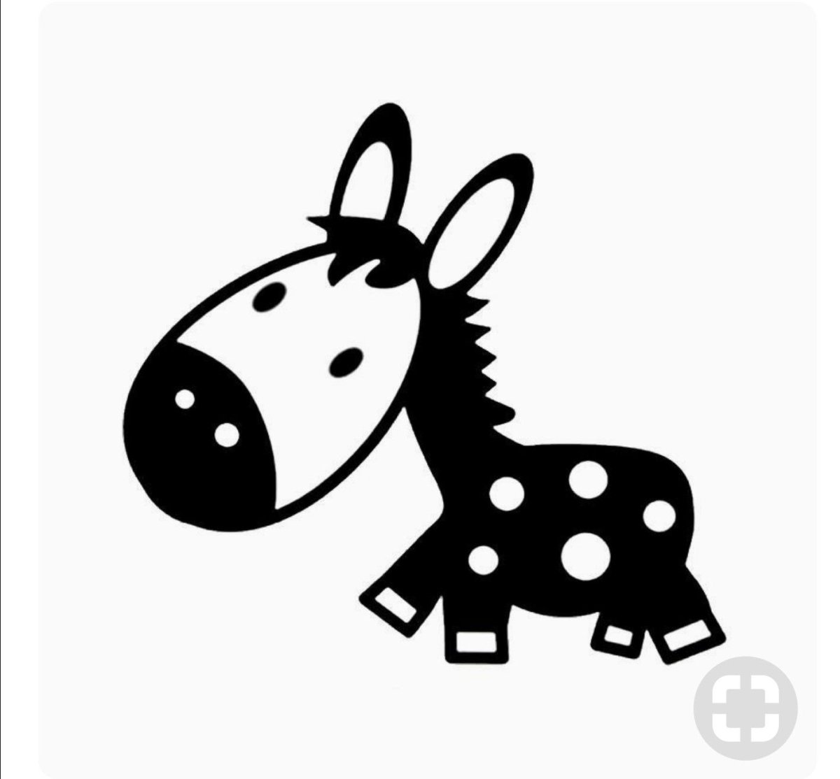 Сердце черно белое