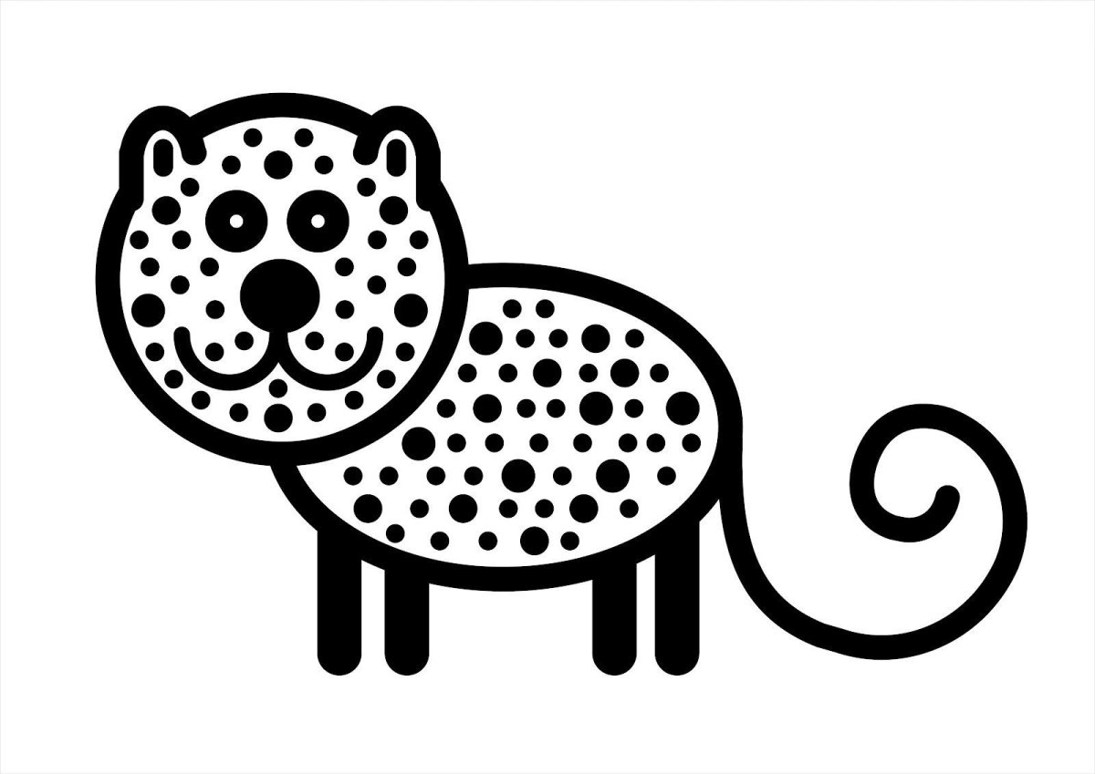 Черно-белые картинки для новорожденных