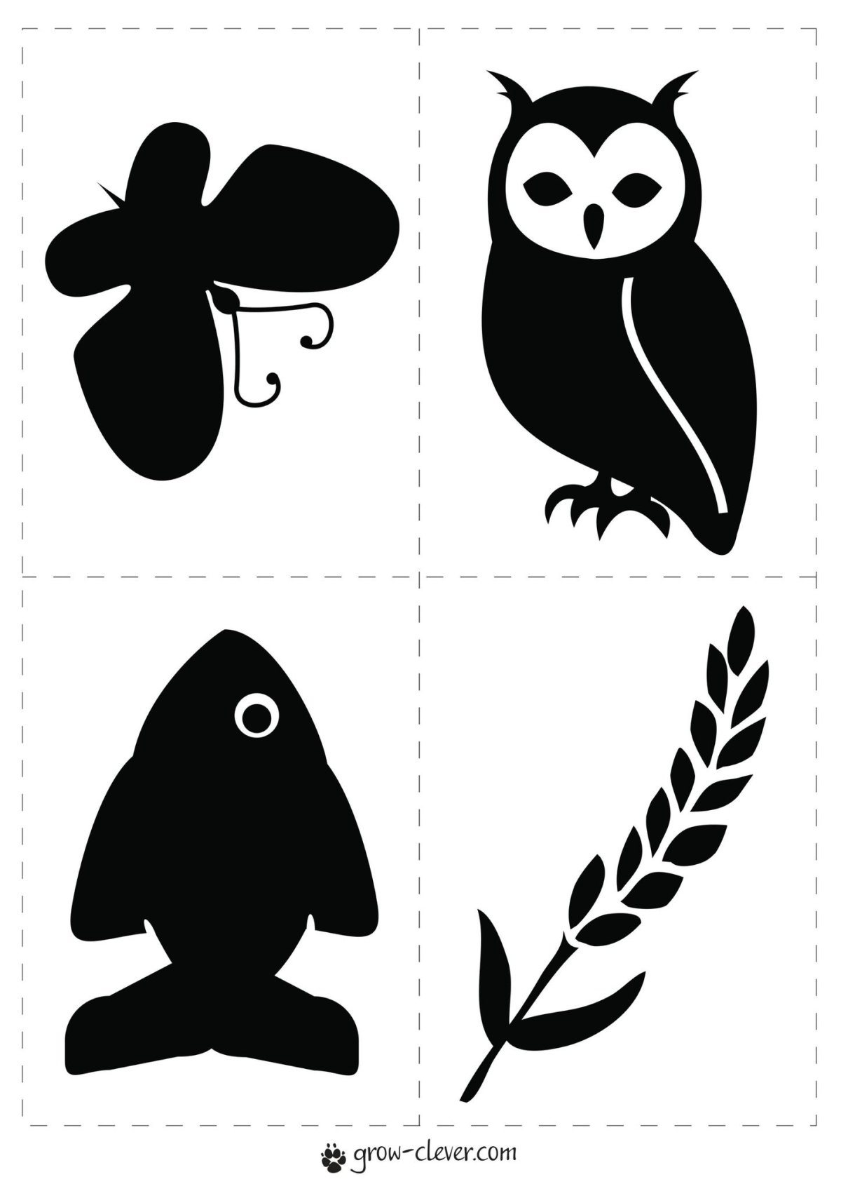 Чб карточки для новорожденных