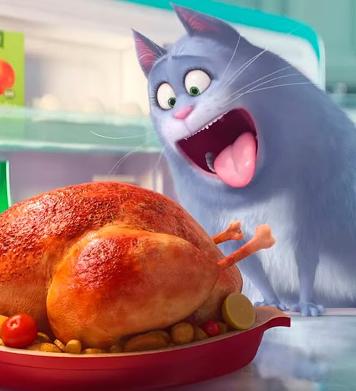 Тайная жизнь домашних животных Хлоя и холодильник