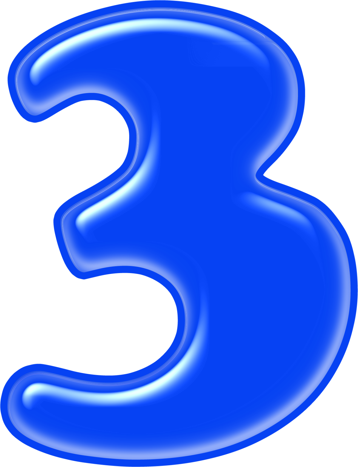 Красивые синие буквы