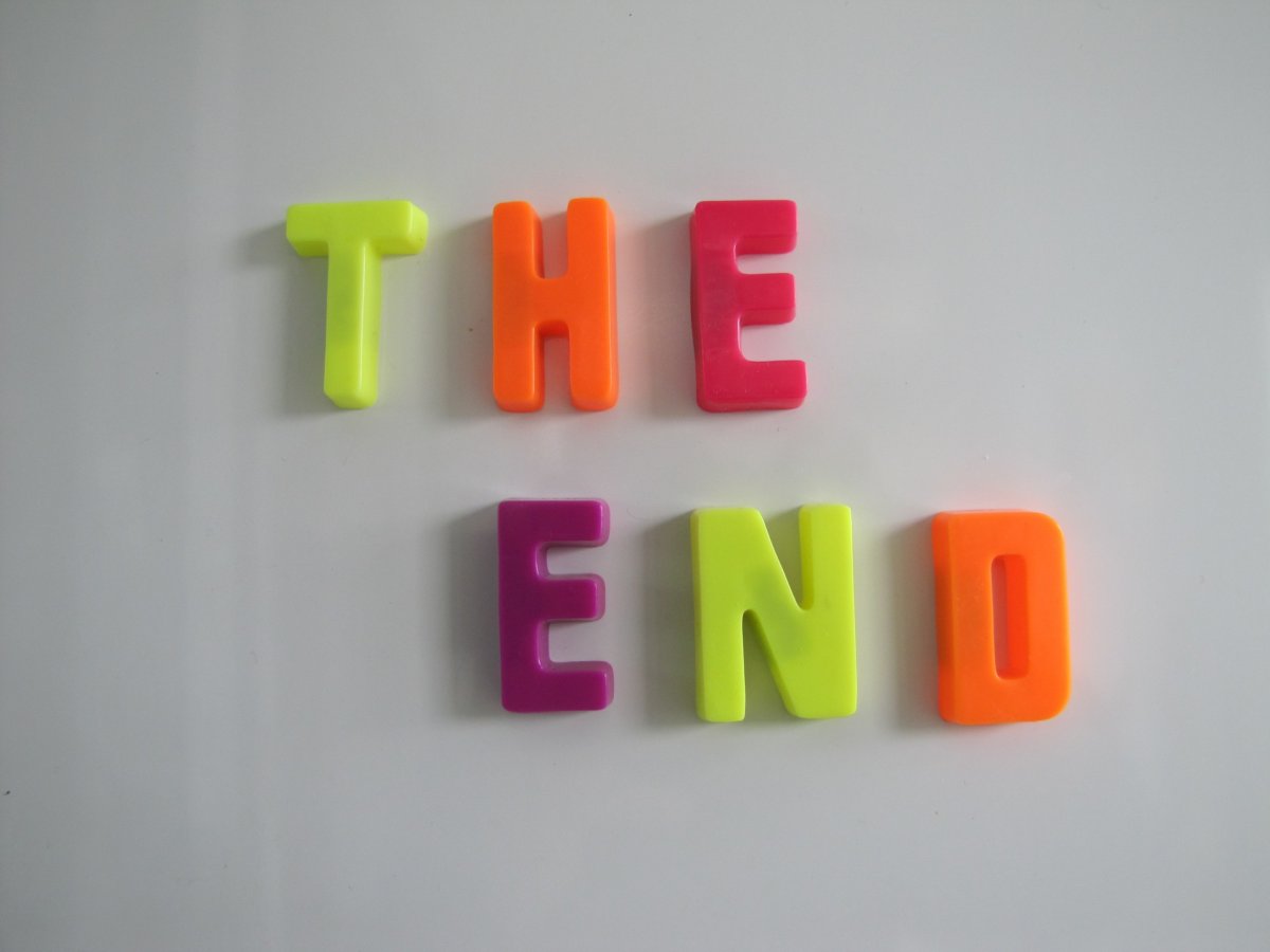The end надпись