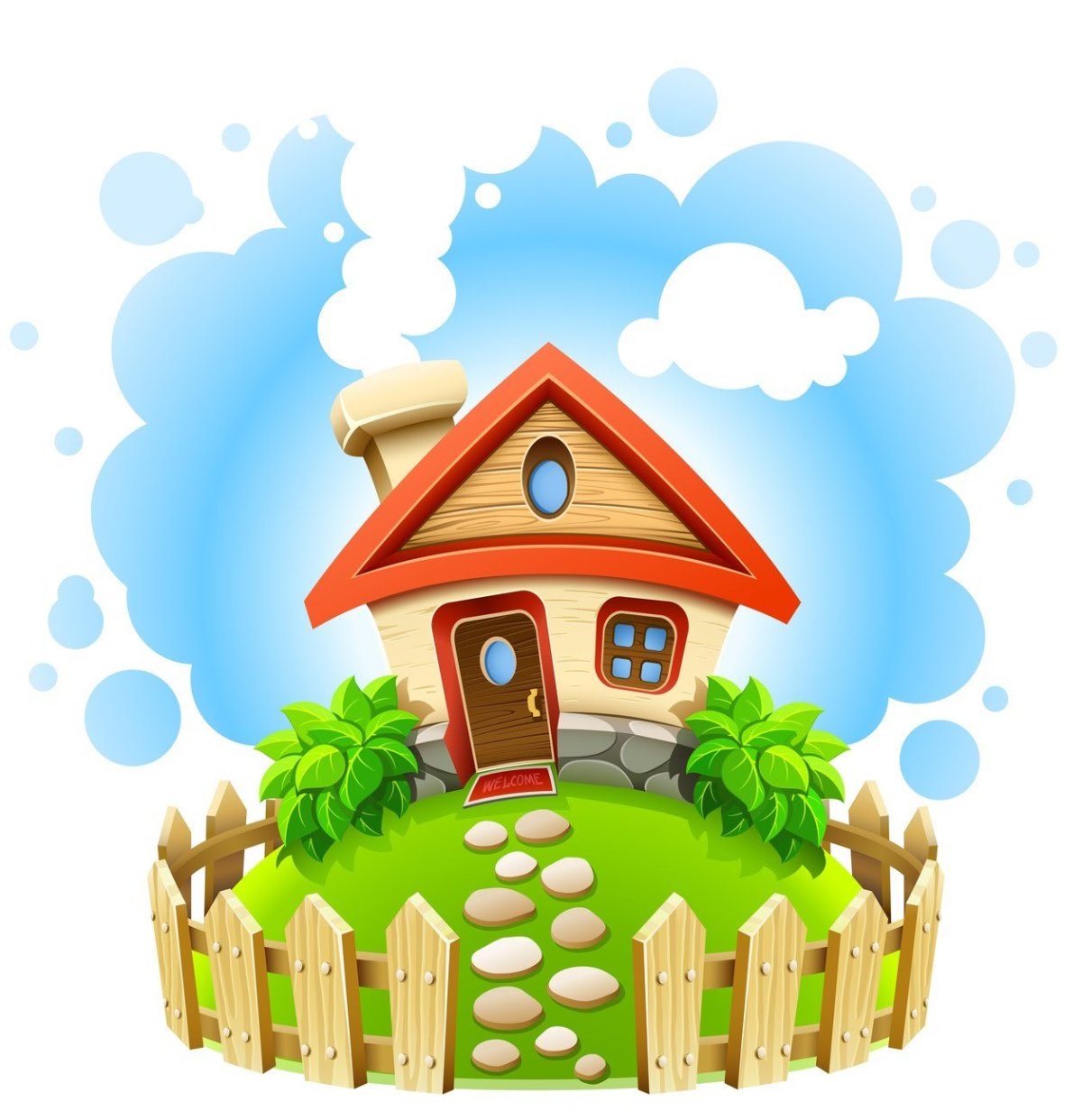 Дом мультяшный