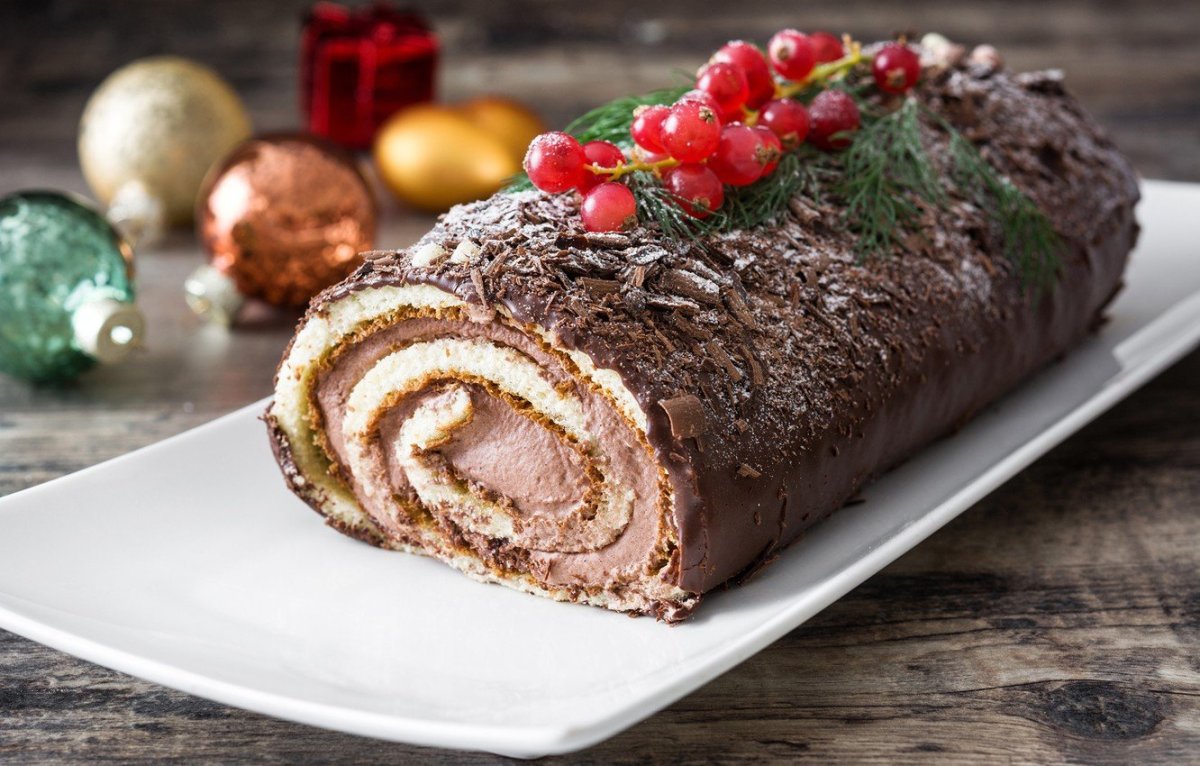 Йольское полено торт