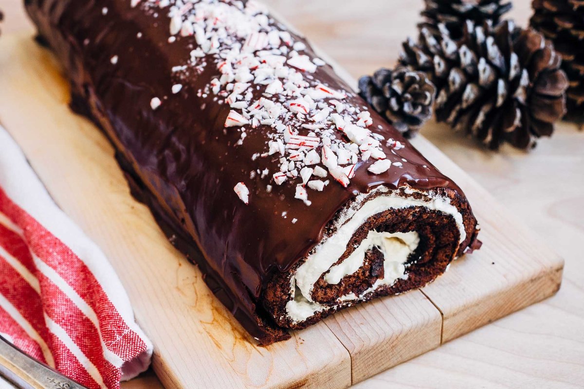 Рулет бисквитный Брауни