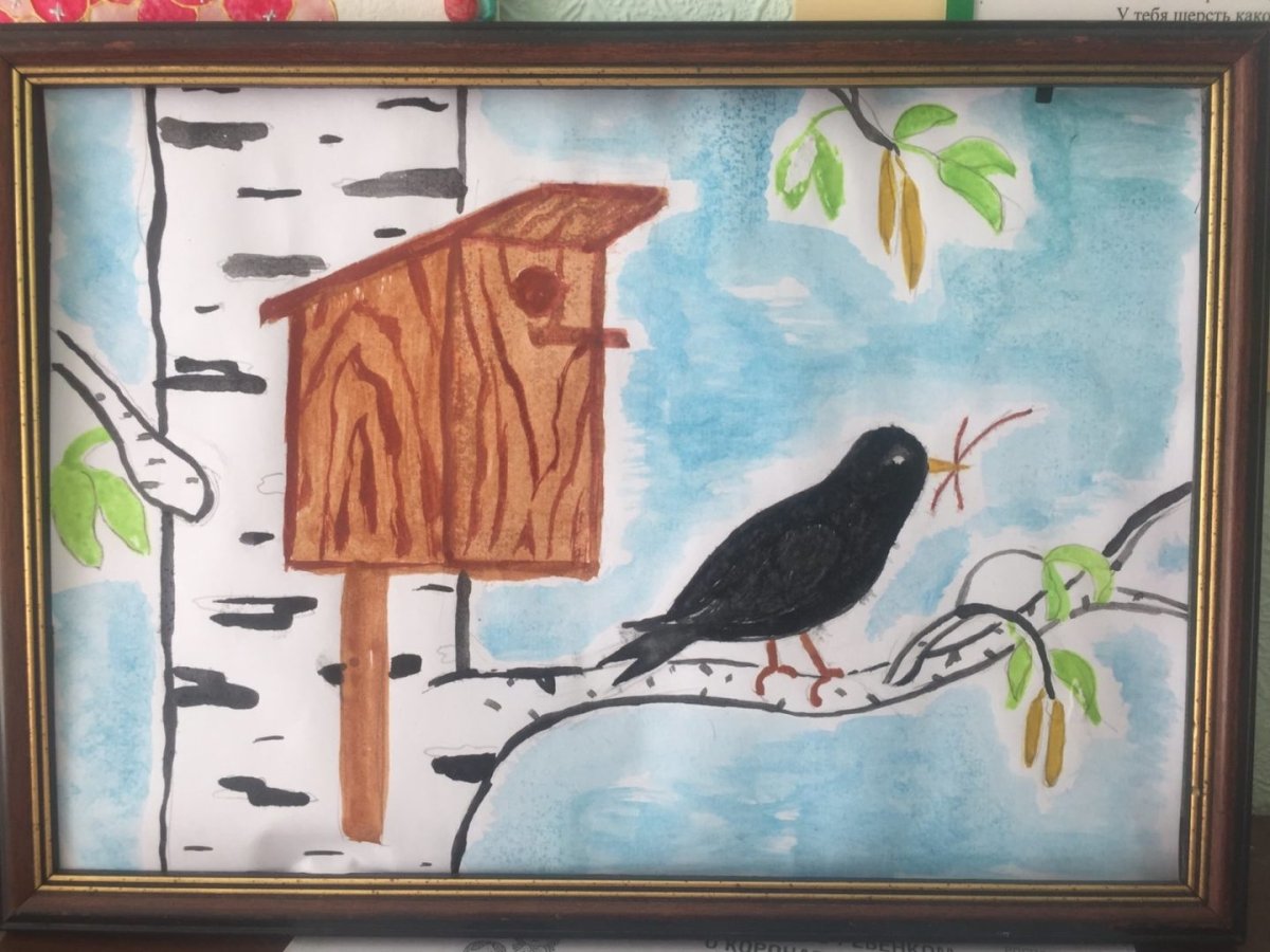 Дерево скворечники для украшения группы