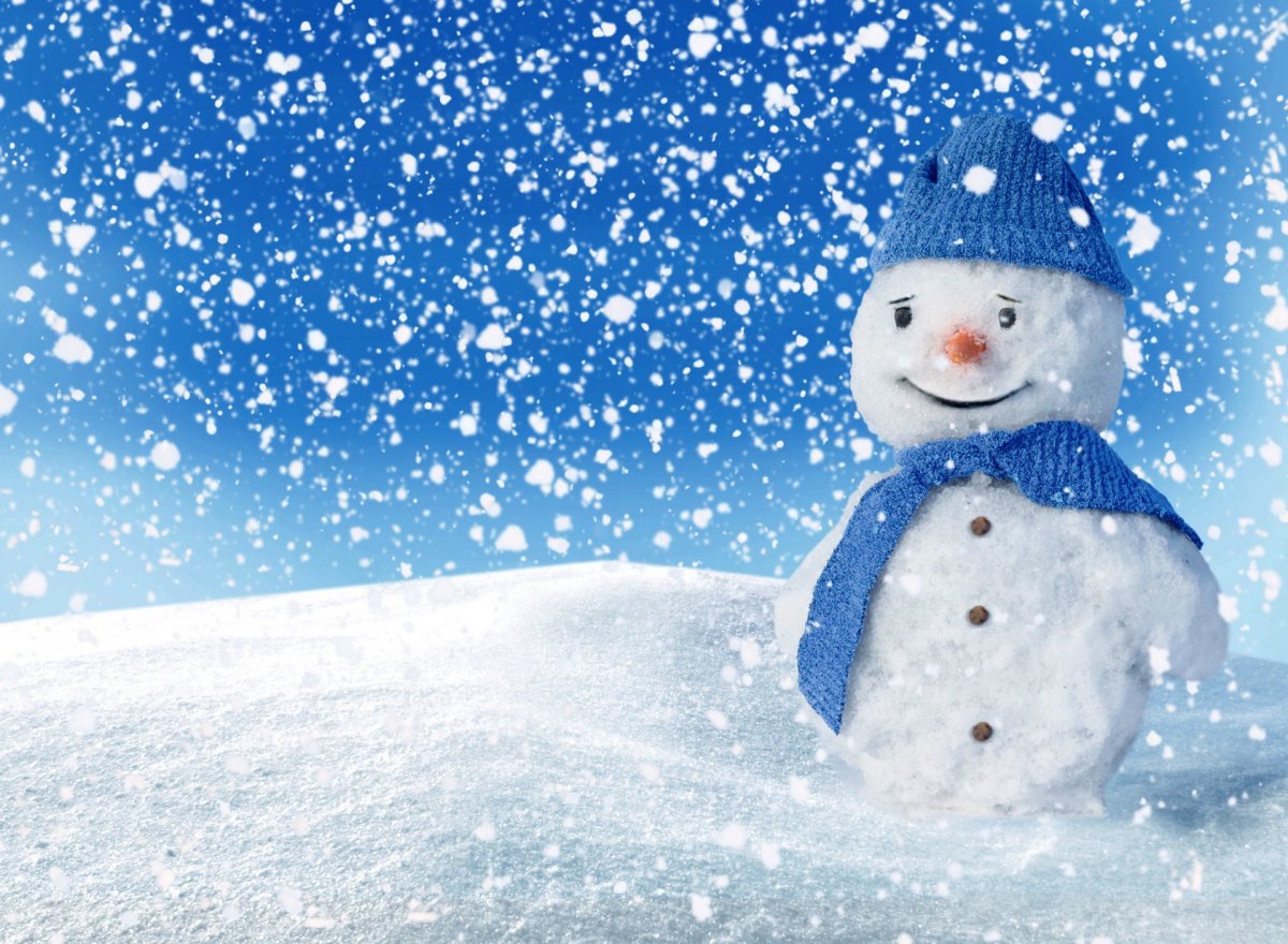 Новогодний Снеговик