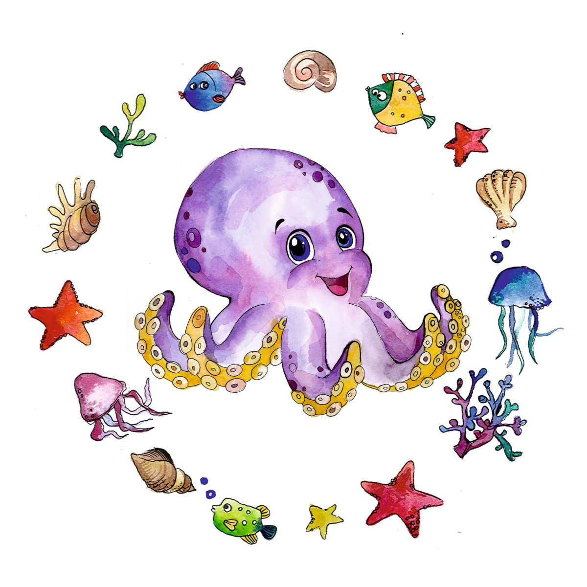 Цифровой осьминог лого