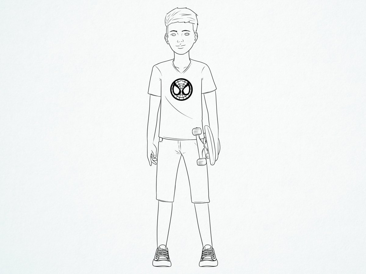 Лёгкие рисунки для детей фломастерами