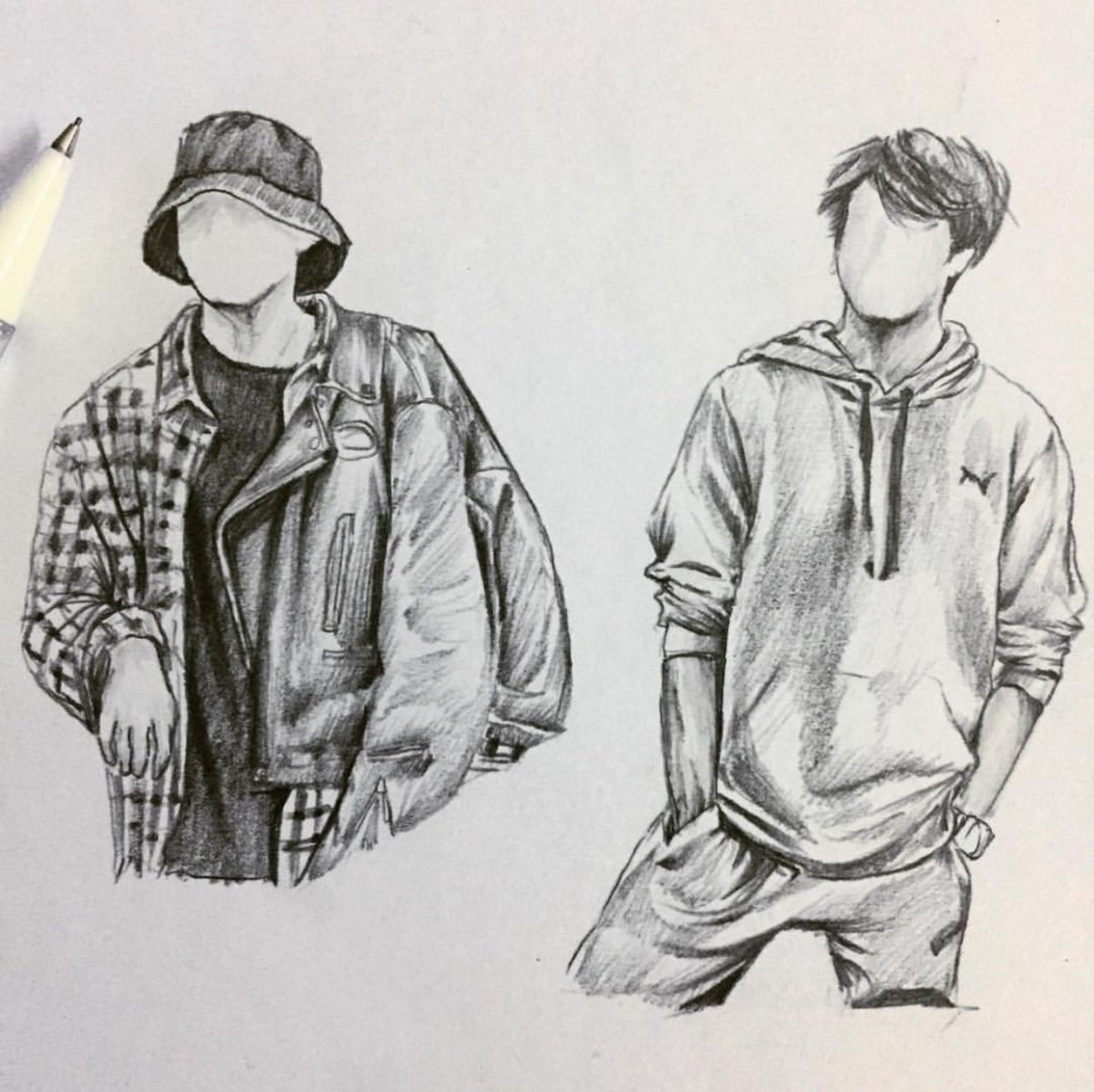 Человек паук маркерами