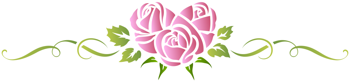 Узор горизонтальный цветы