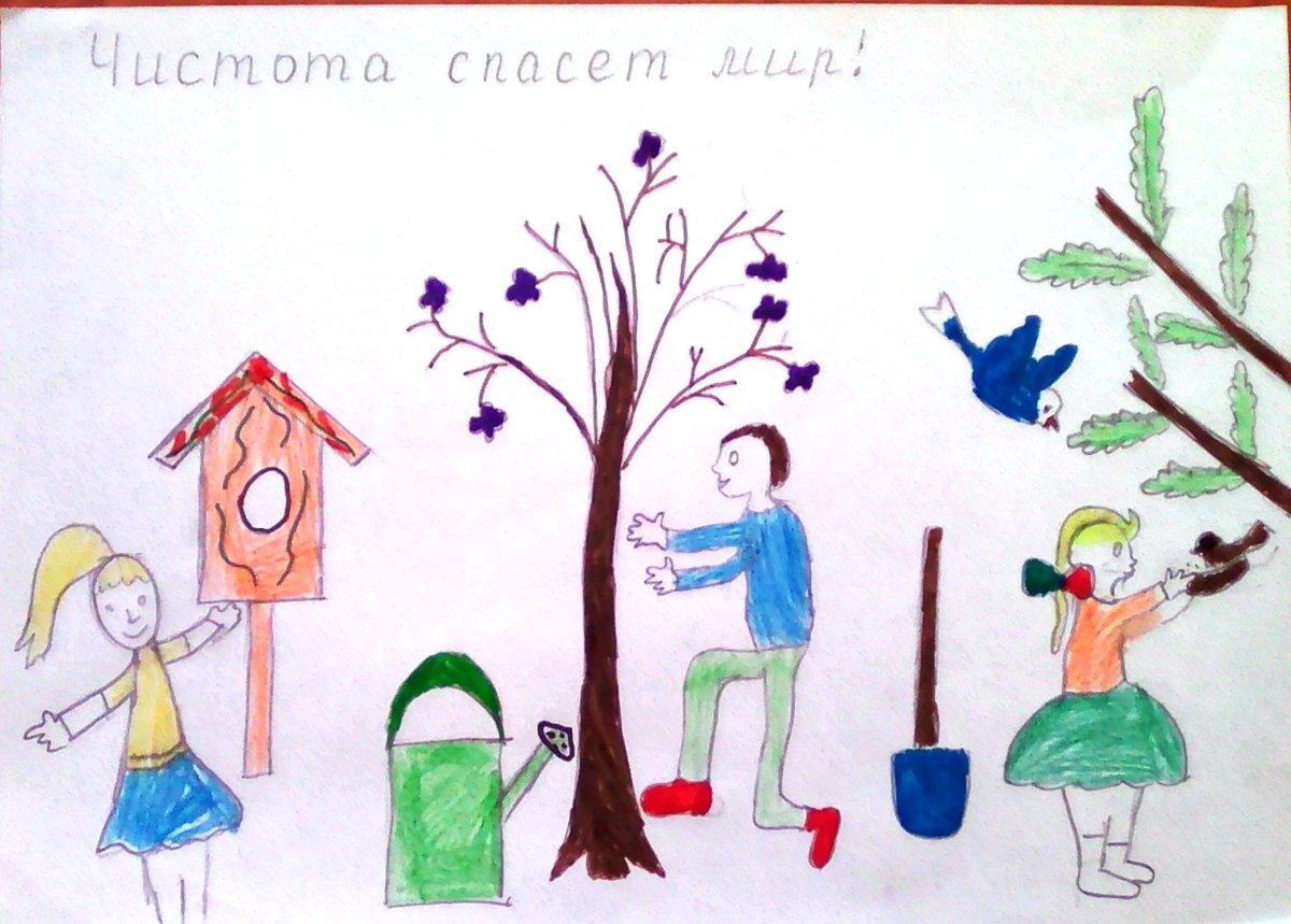 Рисование на тему добрые дела