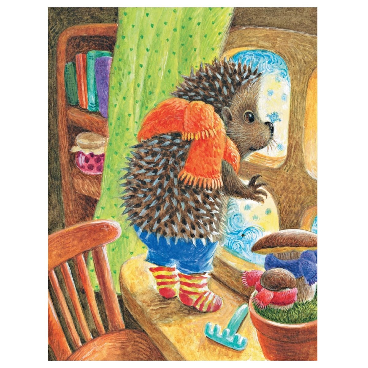 Лиса у камина