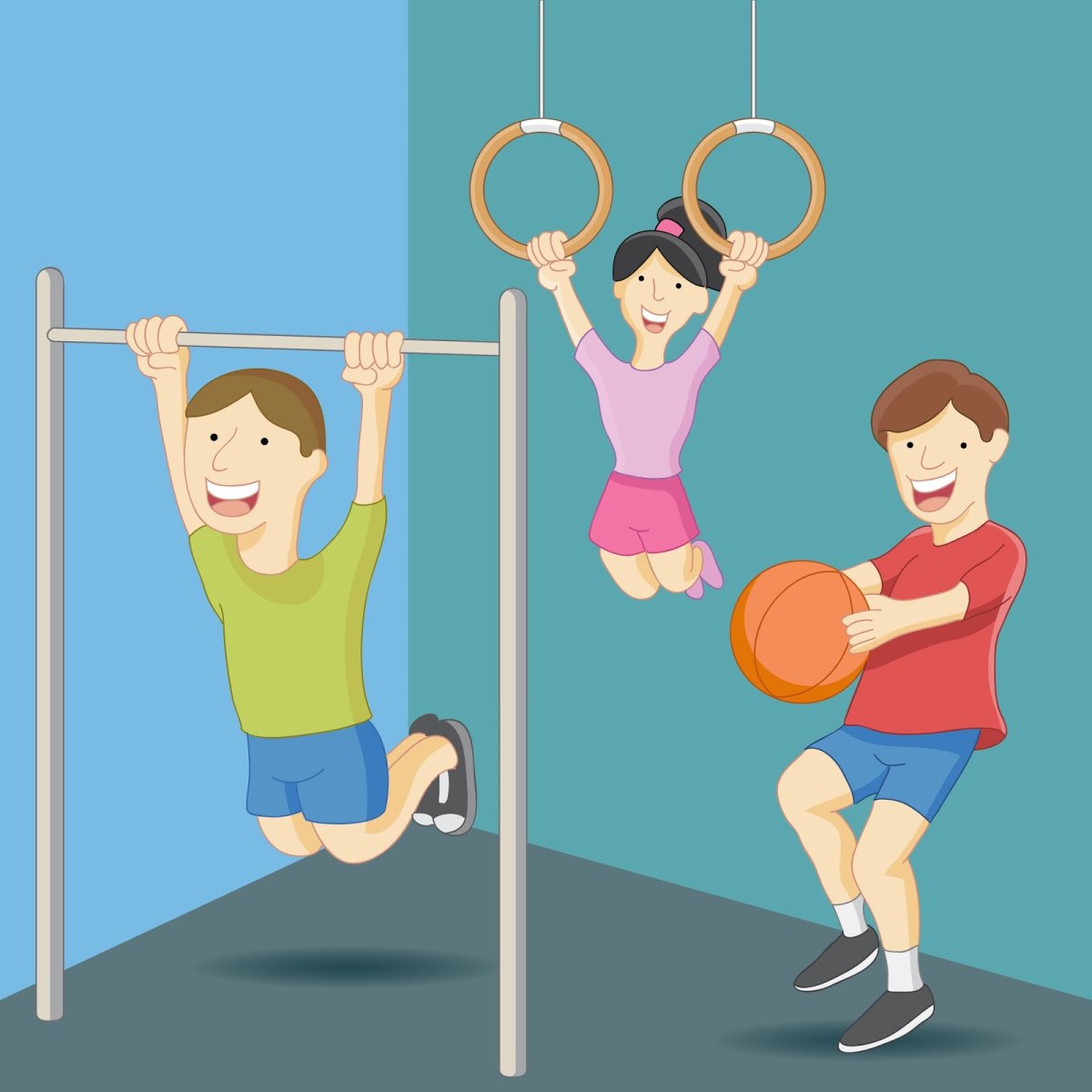 Учитель физкультуры мультяшный