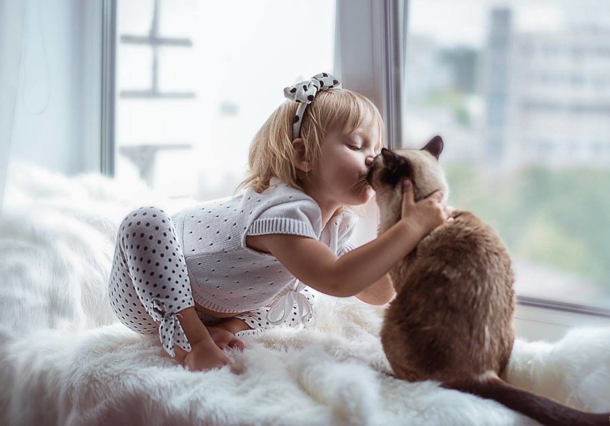 Открытки с добрым утром с детьми