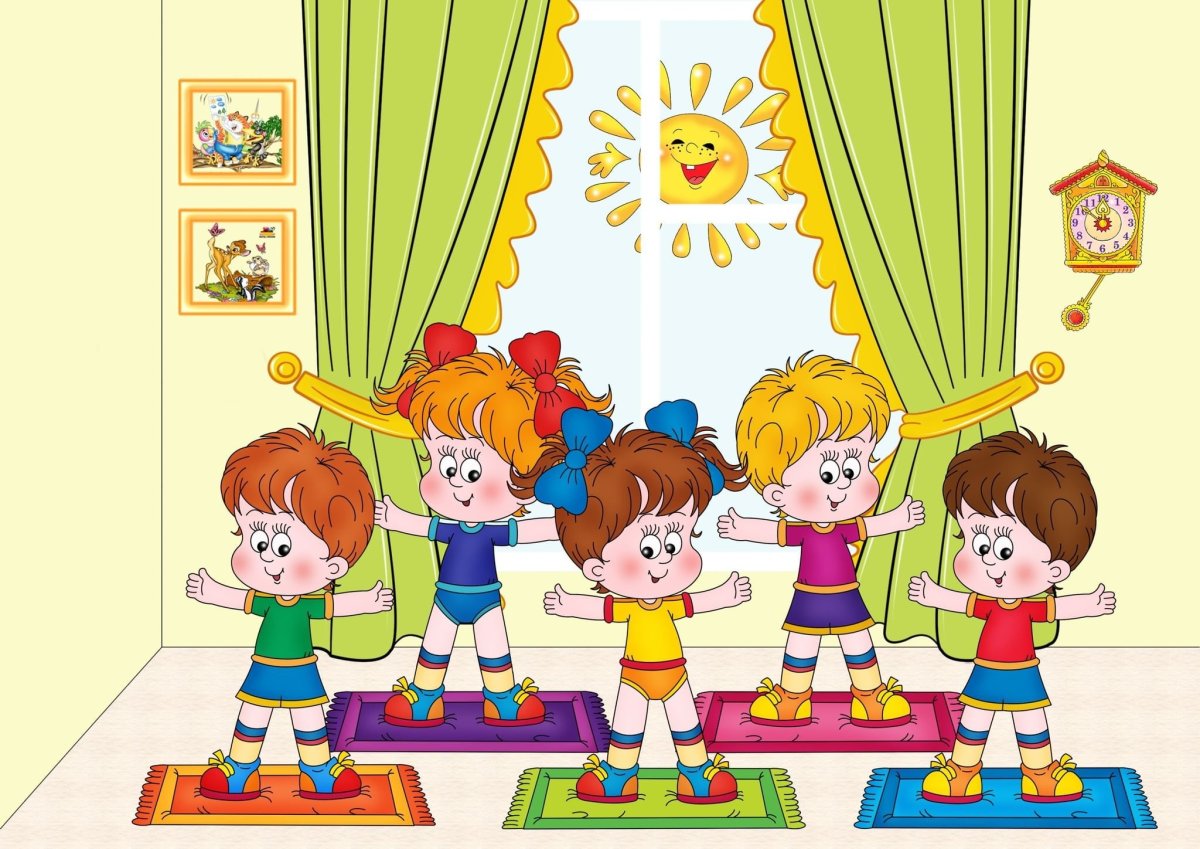 Рисунок урок физкультуры в школе