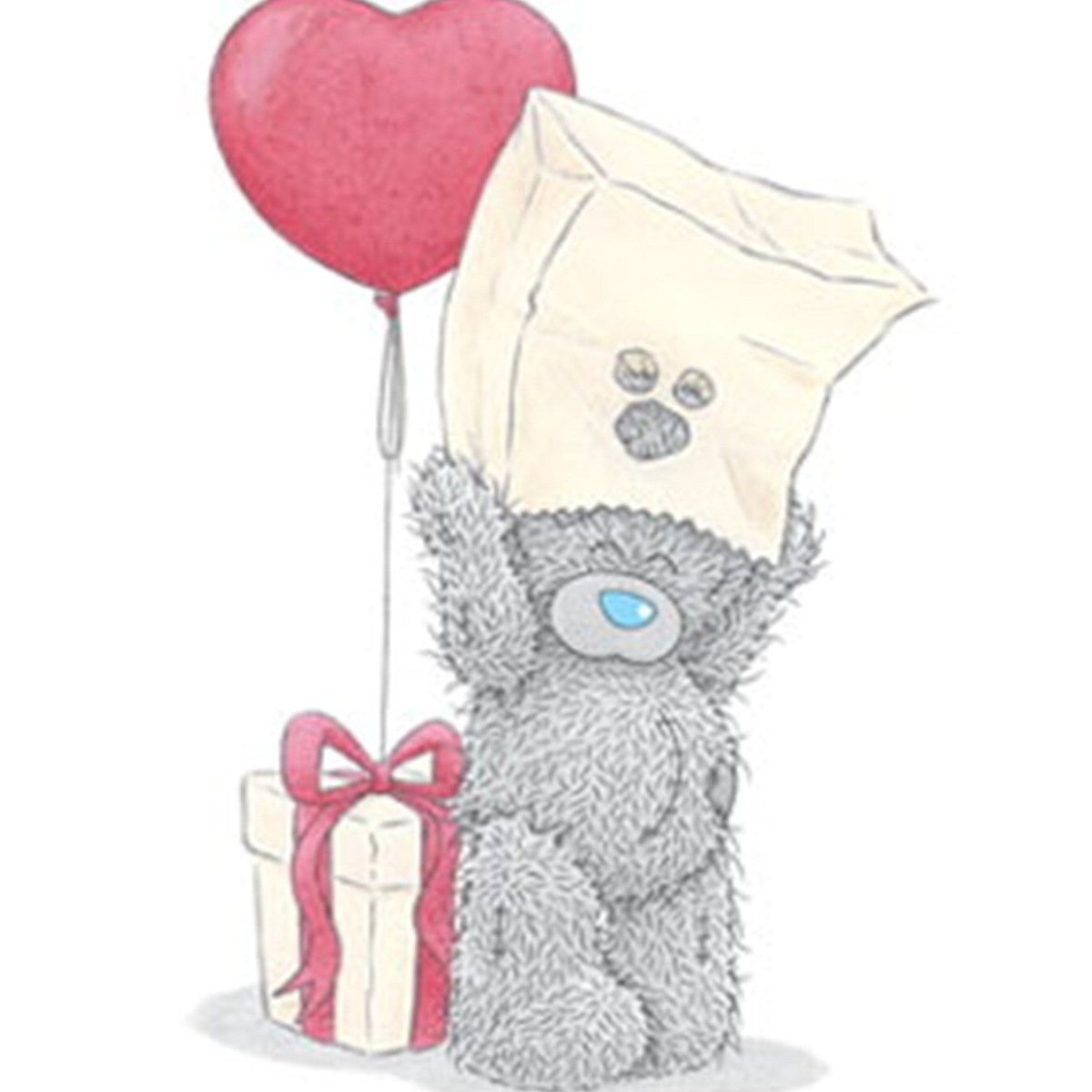 Мишка Тедди с подарком