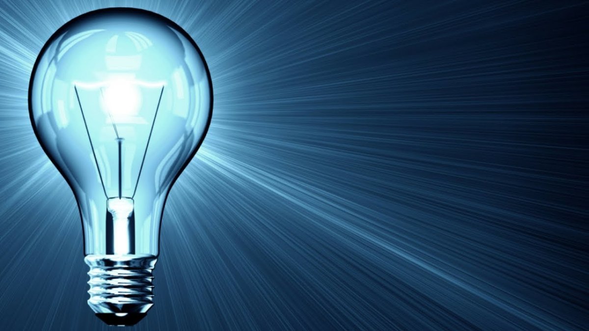 Электричество на белом фоне