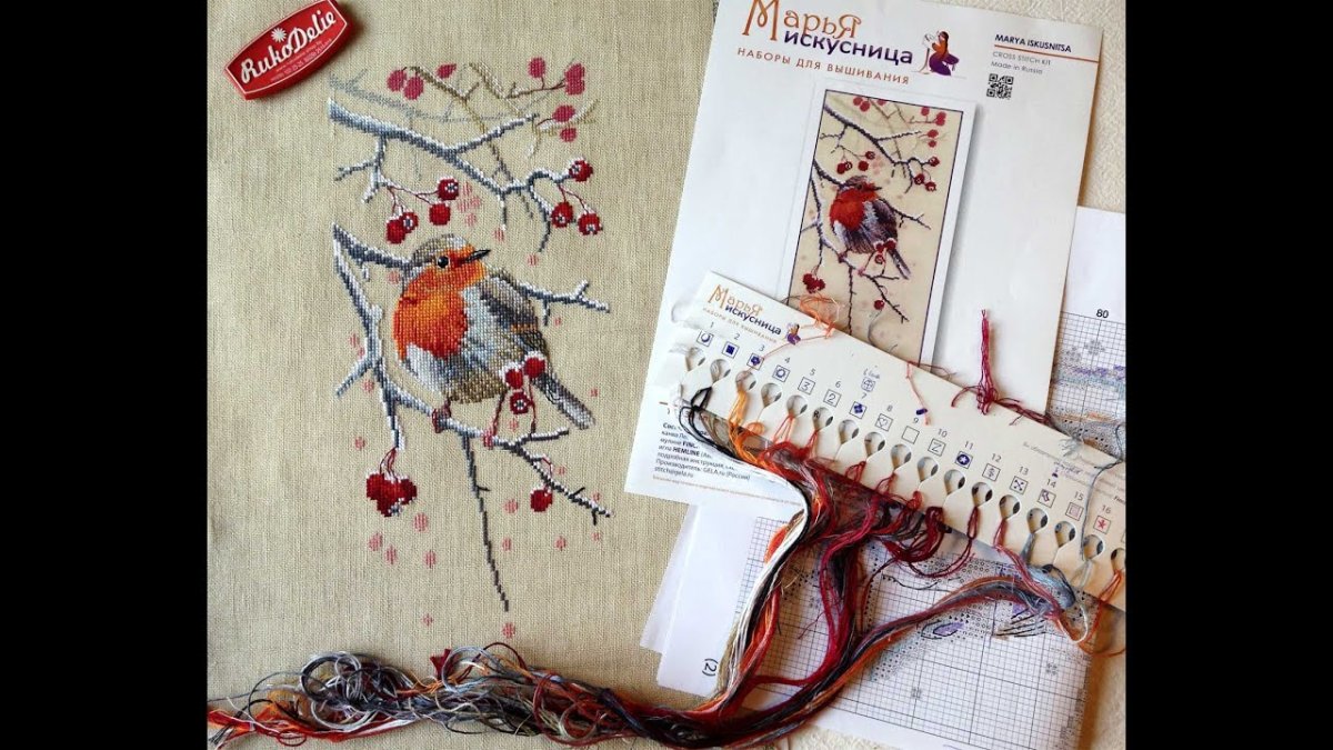 Вышивка Малиновка Марья Искусница