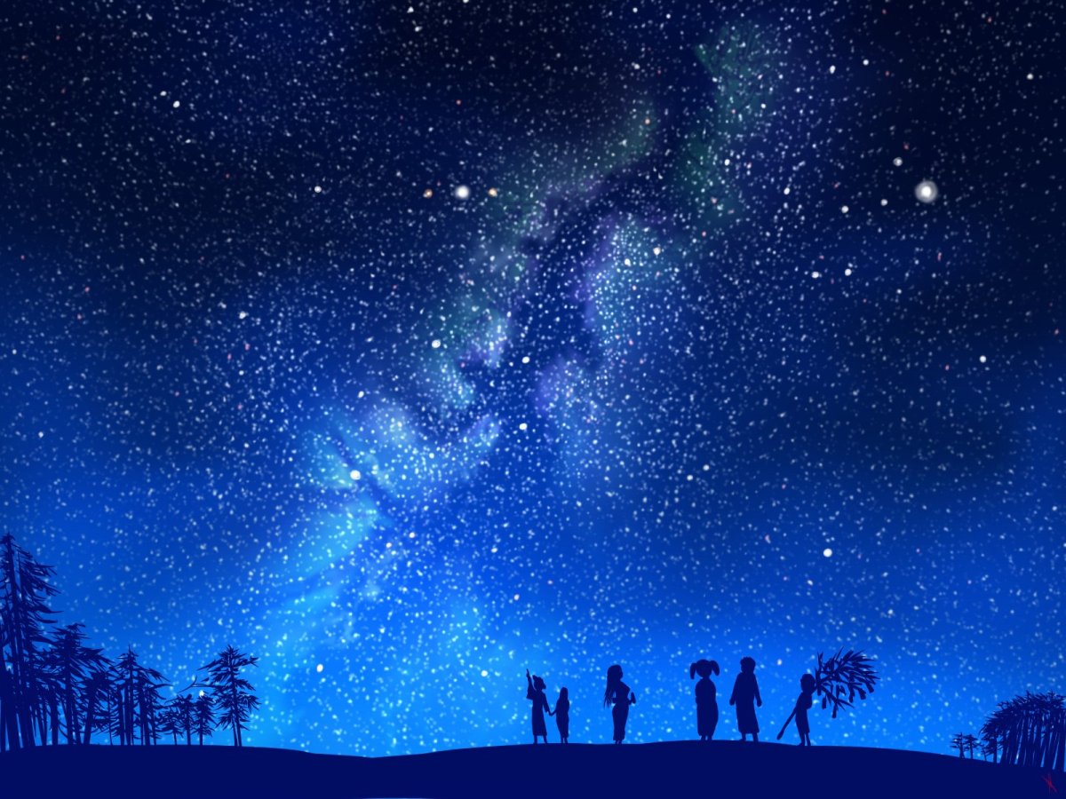 Сказочное звездное небо