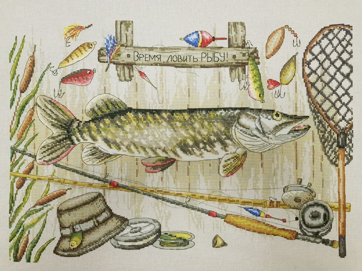 Марья Искусница вышивка рыбы