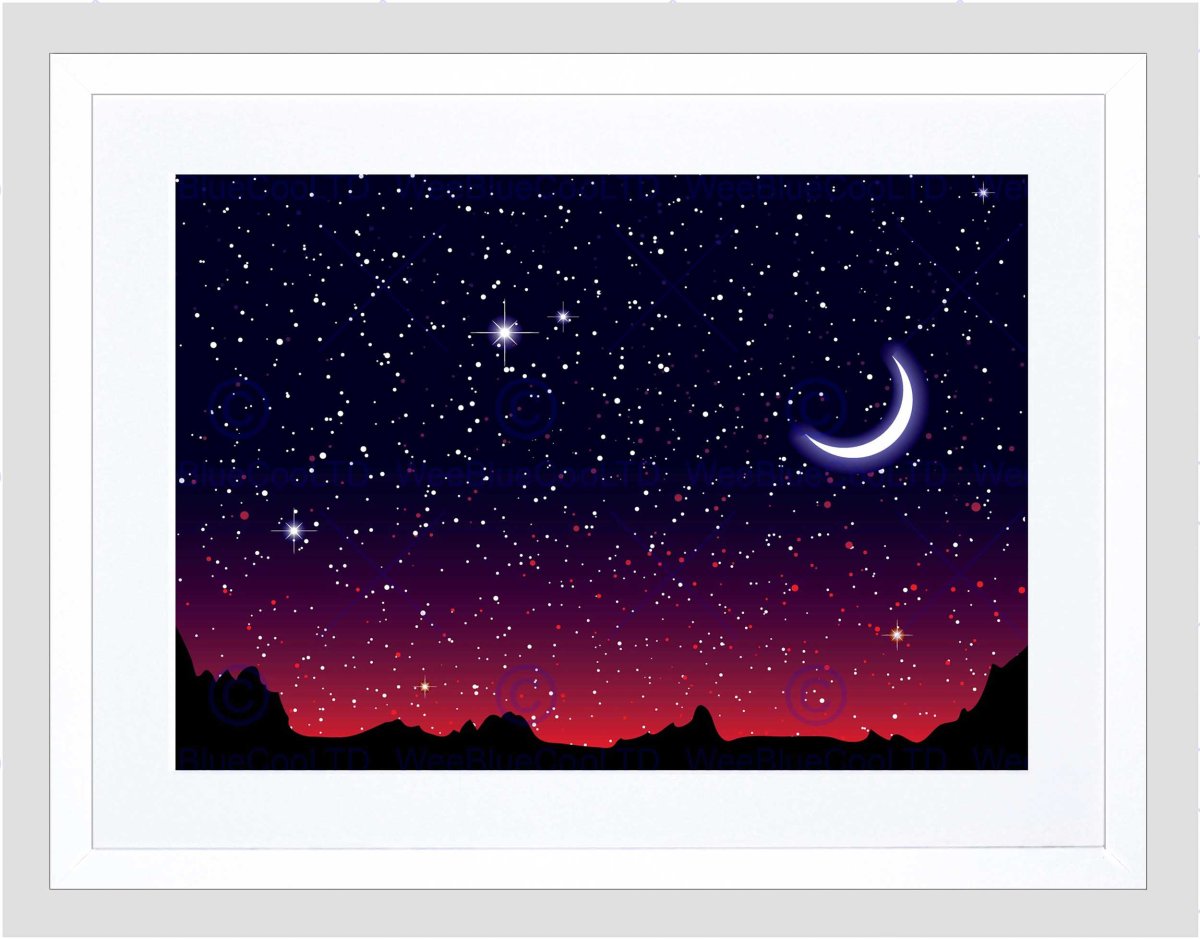 Рисование ночного неба