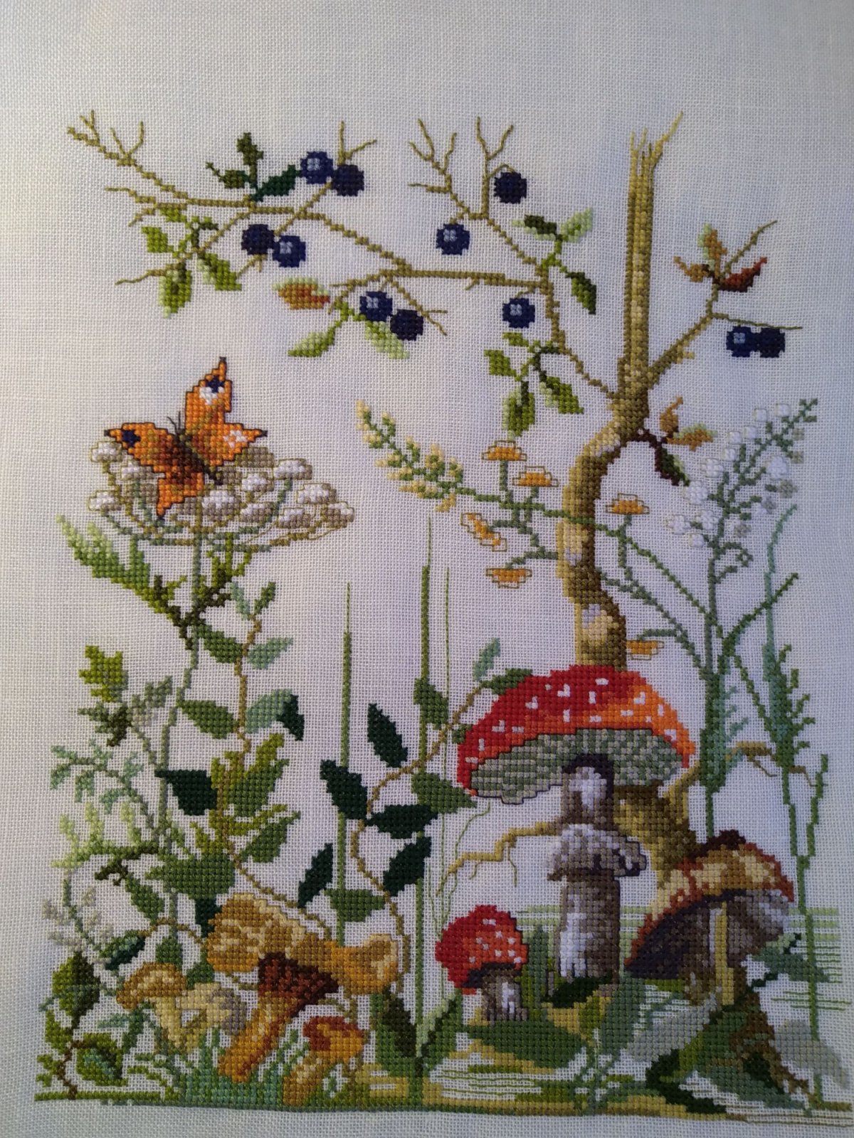 Вышивка летний сад Марья Искусница