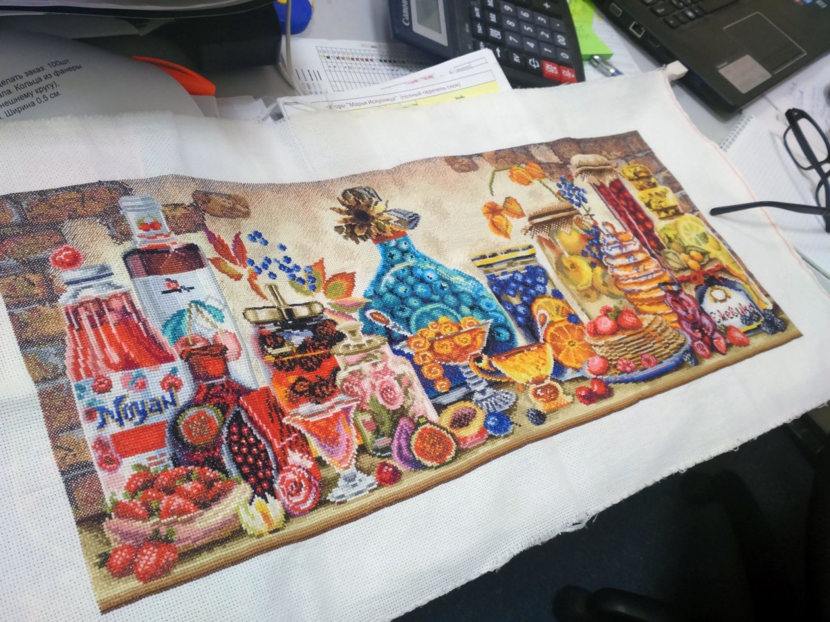 Набор для вышивания вкус осени Марья Искусница