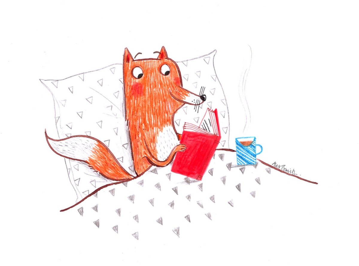 Лиса улыбается