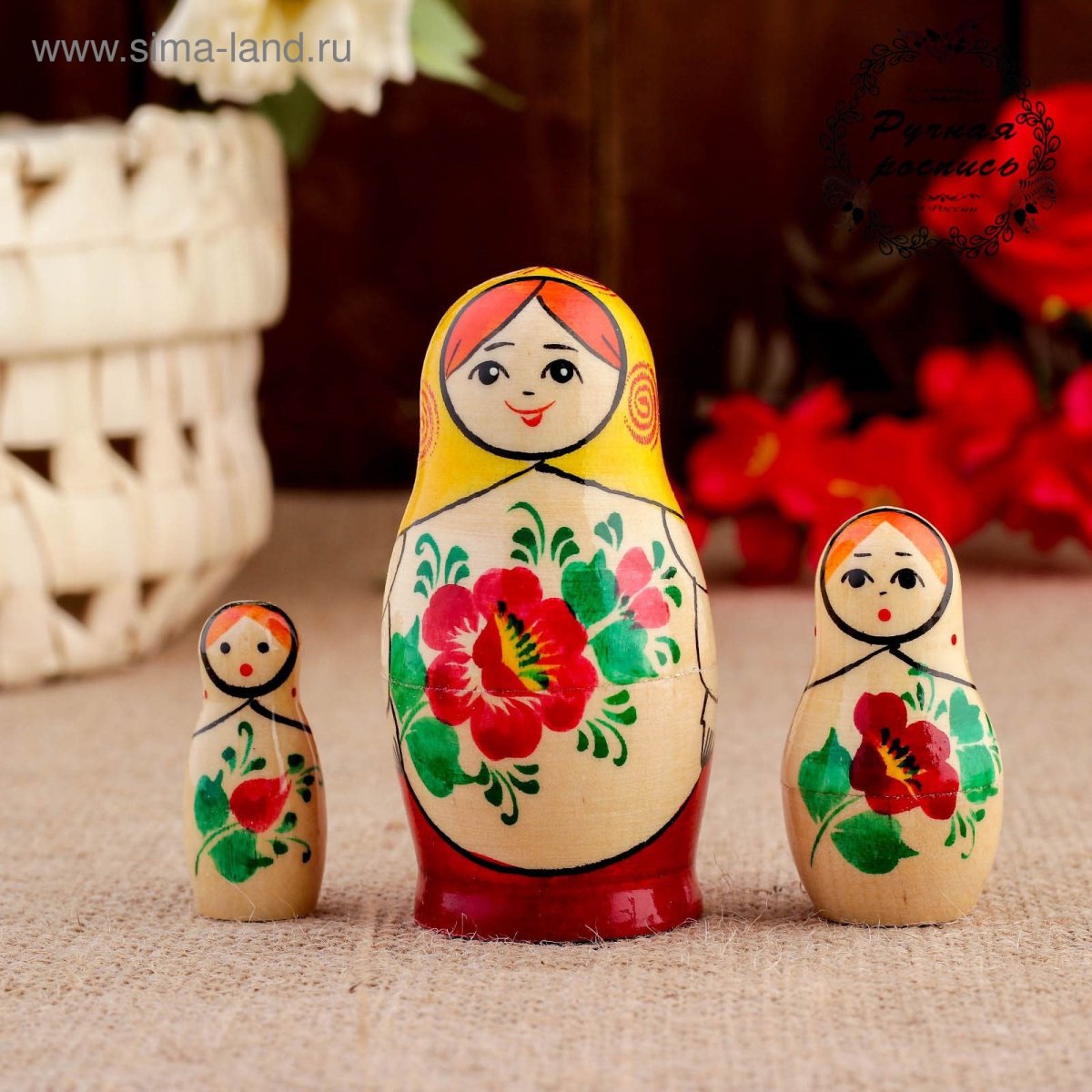 Материалы изделия народного промысла русская Матрешка