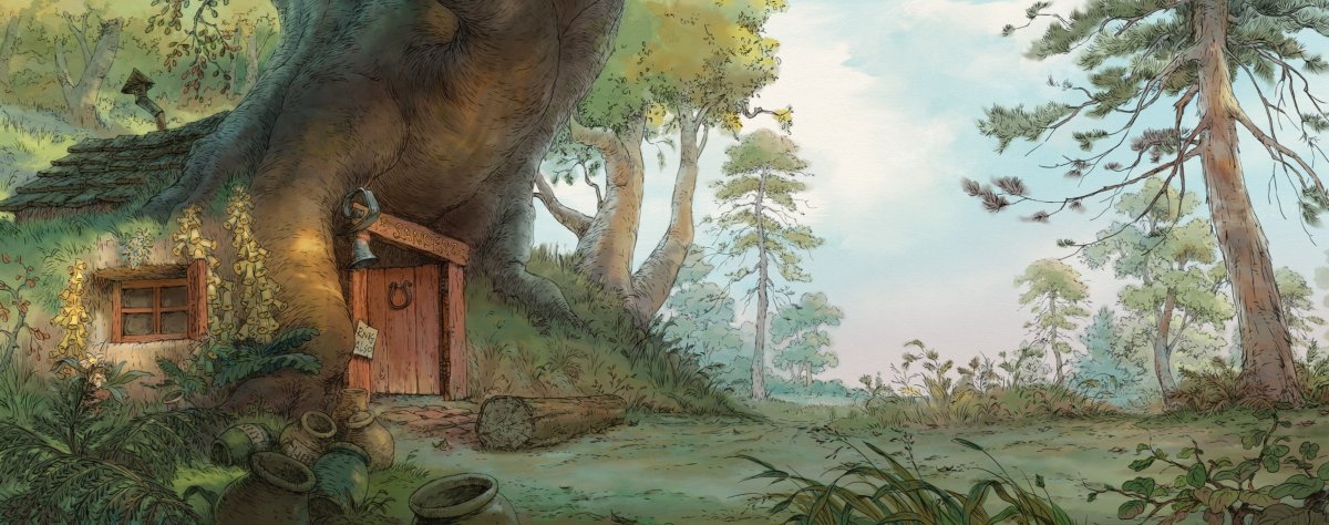 Винни пух Дисней лес