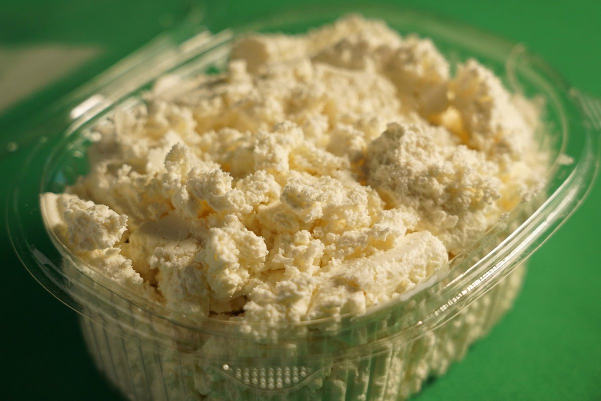 Творог с клубникой