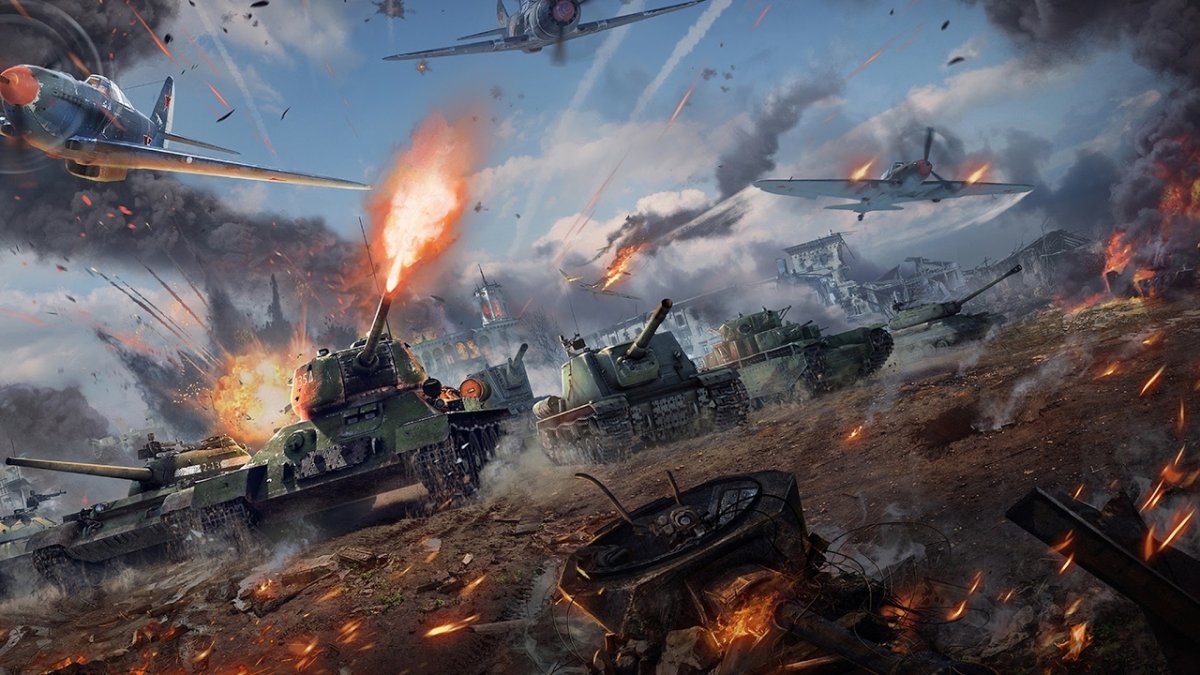 War Thunder Tanks шапка